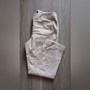 Rafaella Curvy Ankle Dress Cotton Pants| Pockets, Zip, Hooks, Button| Women 6